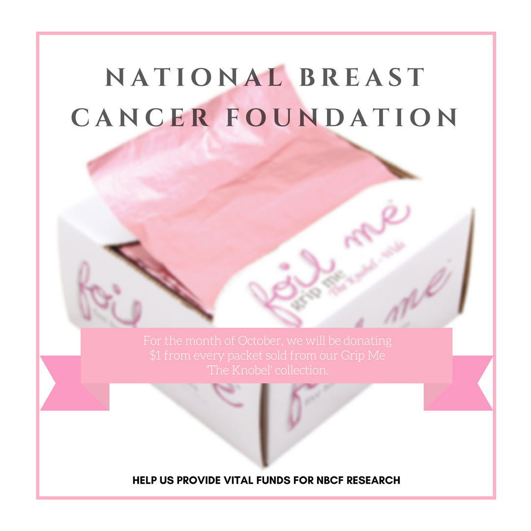 Foil Me is Teaming Up with NBCF to Help Fund Vital Research into Breast Cancer