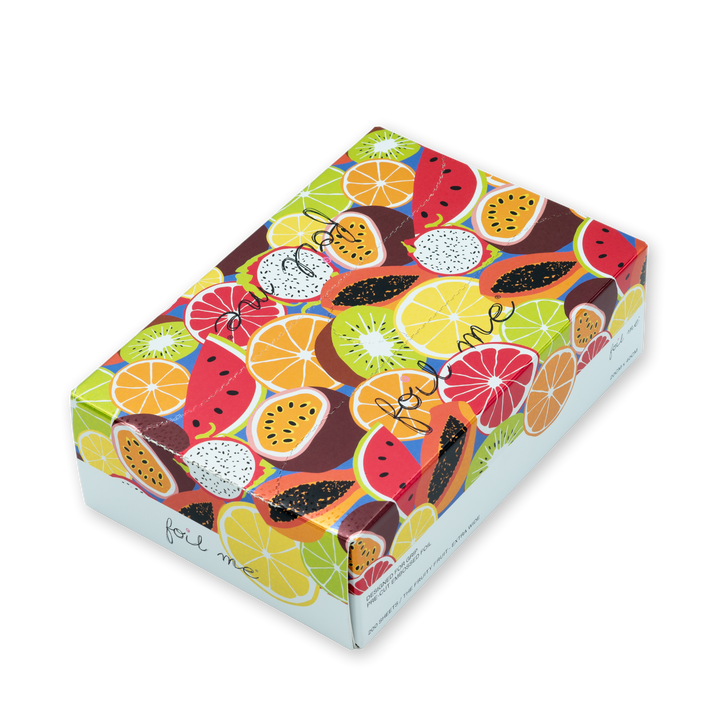 The Fruity Fruit - Extra Wide (PRE-CUT FOIL - 200 Sheets - 20cm x 40cm)