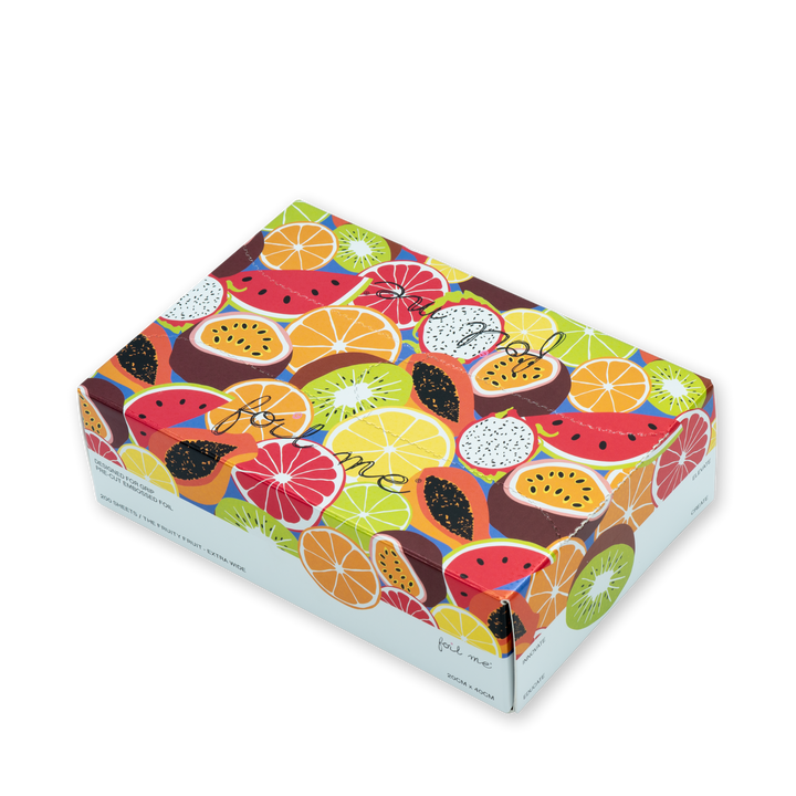 The Fruity Fruit - Extra Wide (PRE-CUT FOIL - 200 Sheets - 20cm x 40cm)