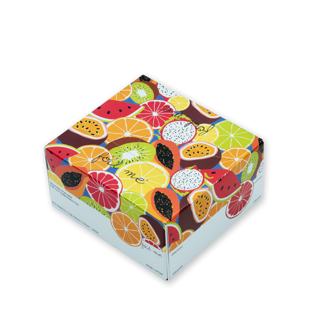 The Fruity Fruit - Wide (PRE-CUT FOIL - 500 Sheets - 15cm x 27cm)