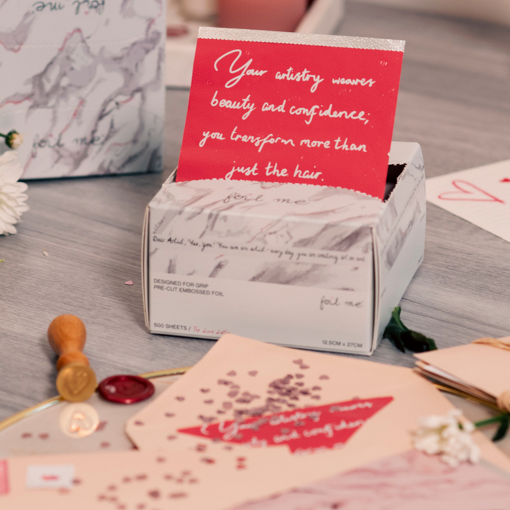 The Love Letter (PRE-CUT FOIL - 500 Sheets - 12.5cm x 27cm)