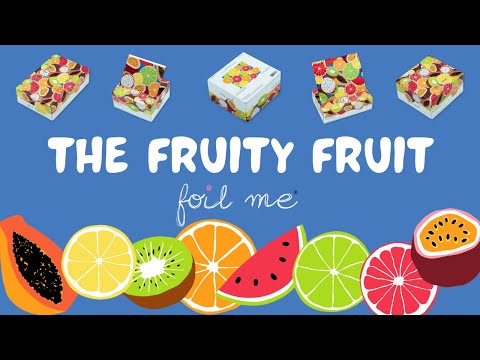 The Fruity Fruit - Extra Wide (PRE-CUT FOIL - 200 Sheets - 20cm x 40cm)