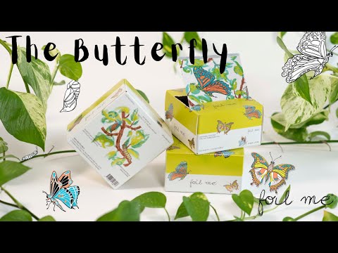 The Butterfly - Flatter Me - Wide (PRE-CUT FOIL WITH FOLD - 500 Sheets - 15cm x 27cm)